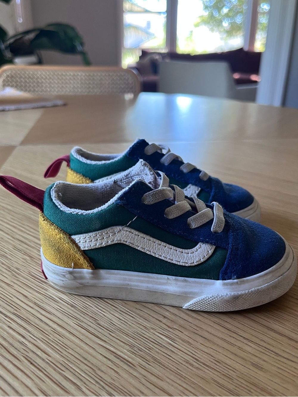 Vans | Old Skool Elastic Lace Toddler Shoes | Size 5
